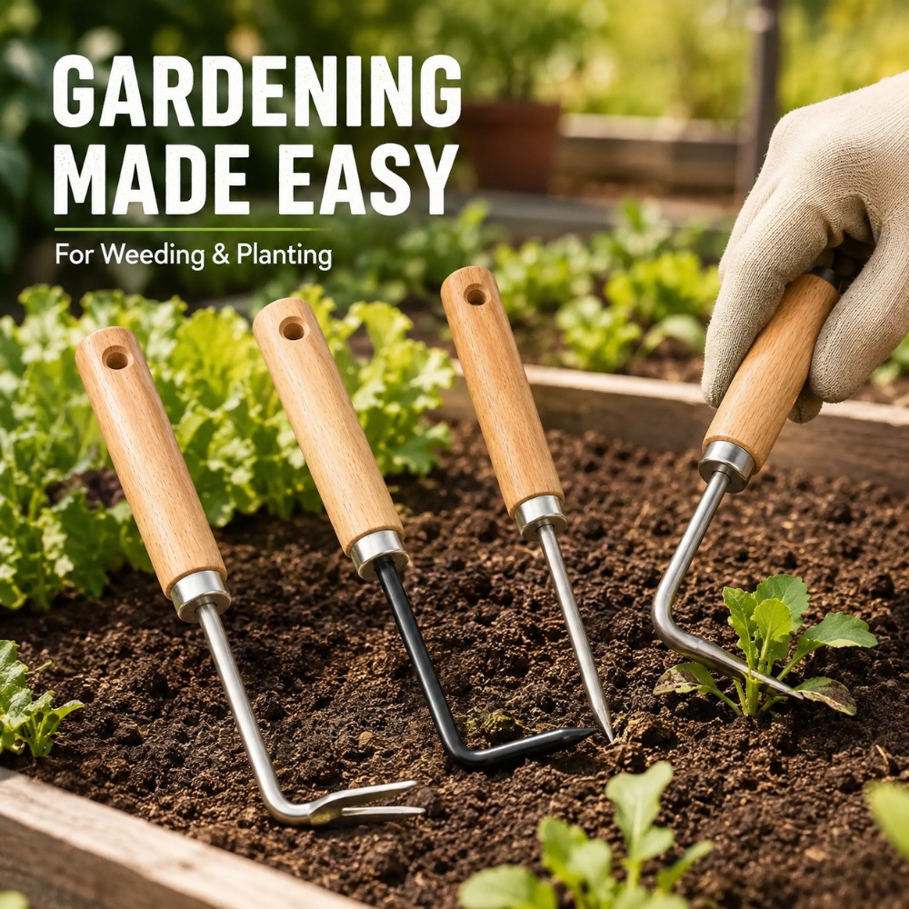 Soil Scoop Tool - Root Puller Weeding Tool Multifunction Garden