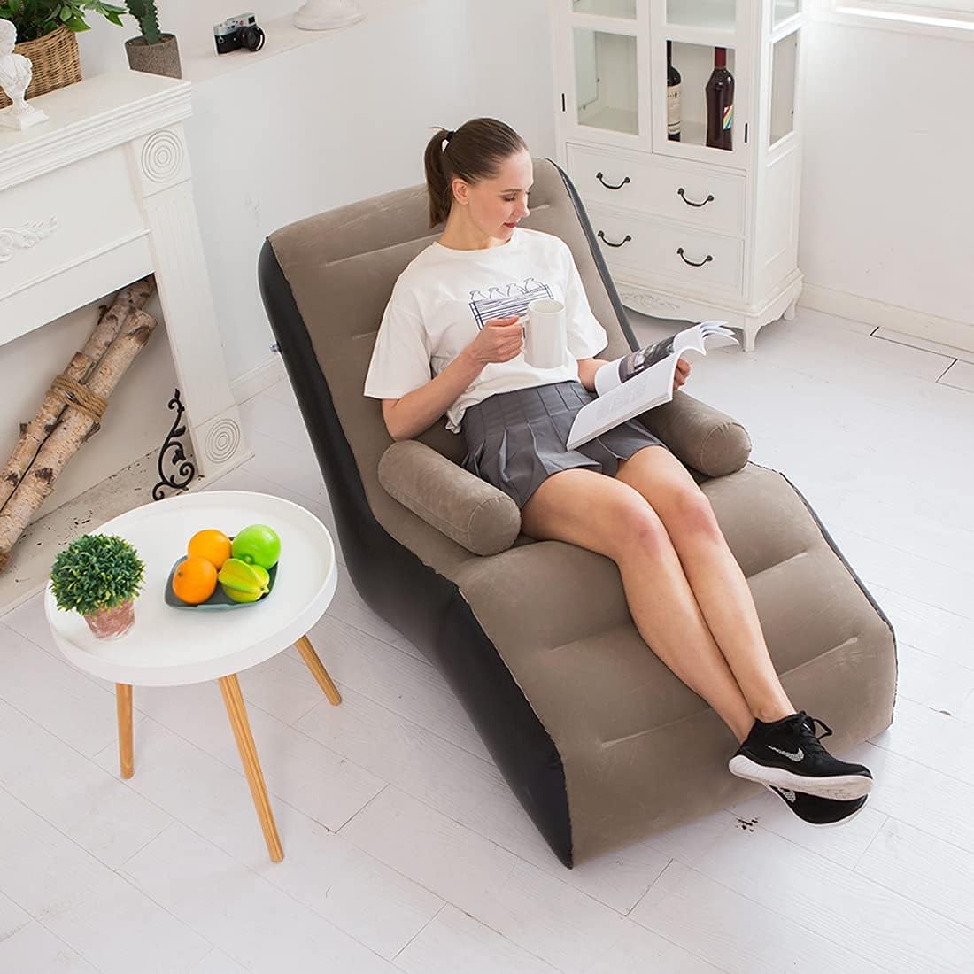 Bonsai Garden Bench - Folding Lazy Sofa,Inflatable Lounge Chair Thickened