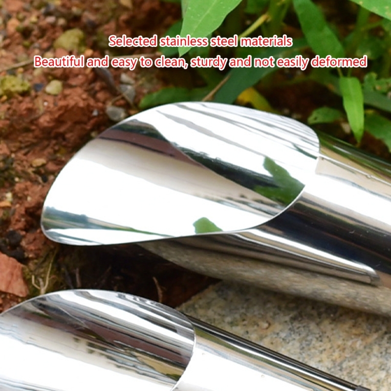 Đất Muỗng Thép Không Gỉ Xẻng L - đánh giá và giá Soil Scoop Tool