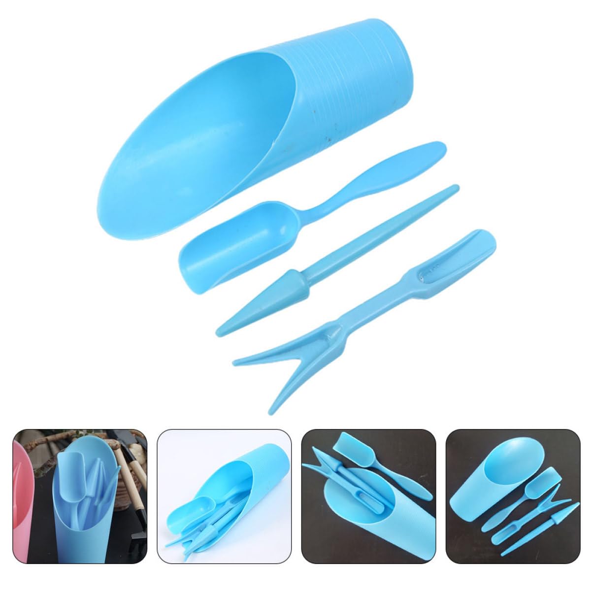 4pcs/set, Plastic Durable Buck - đánh giá và giá Soil Scoop Tool