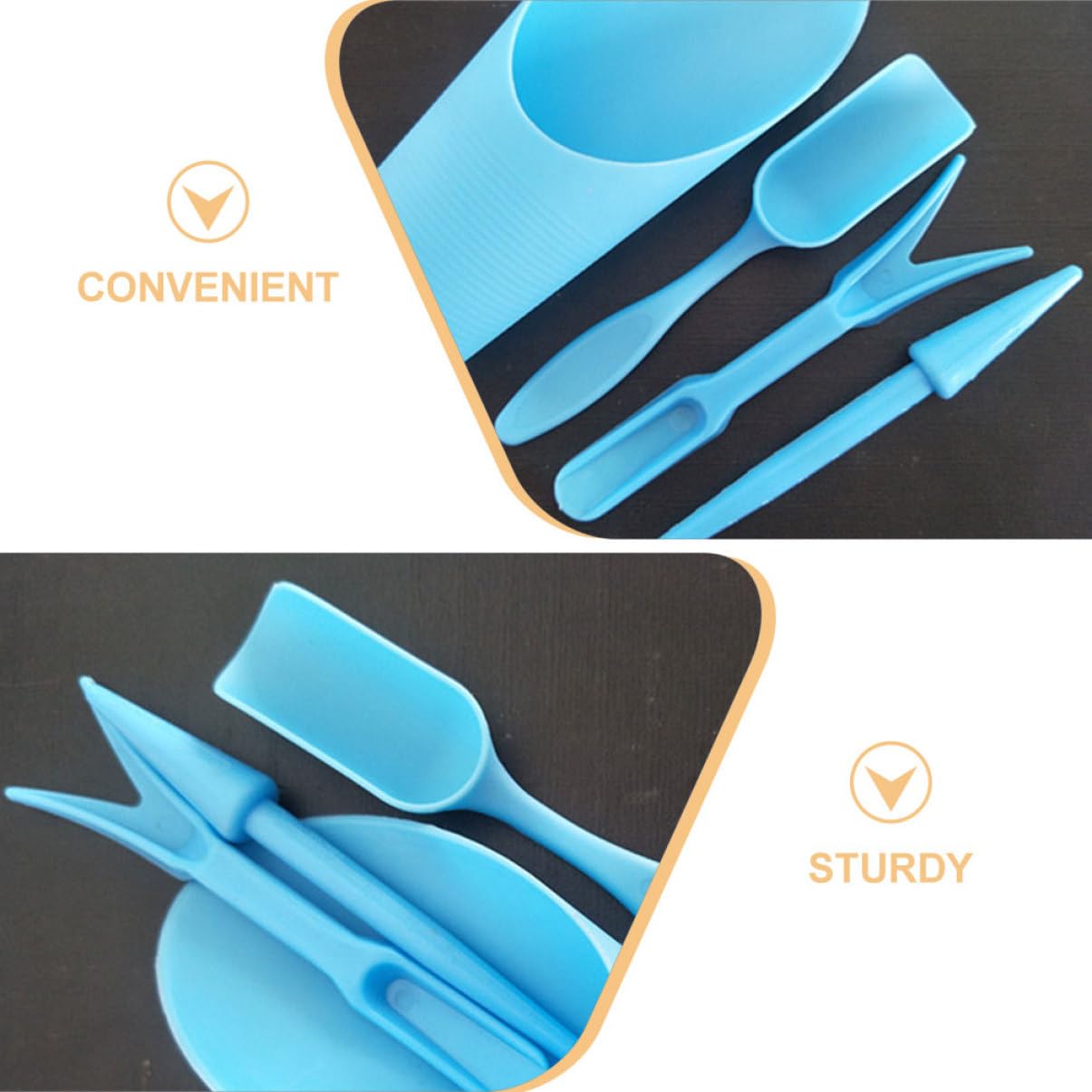 4pcs/set, Plastic Durable Buck - đánh giá và giá Soil Scoop Tool
