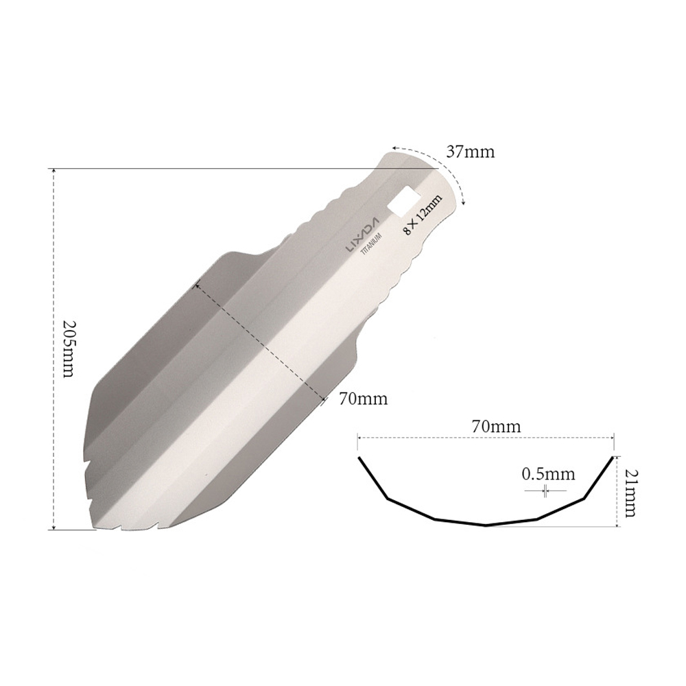 Lixada Titanium Garden Hand Sh - đánh giá và giá Soil Scoop Tool