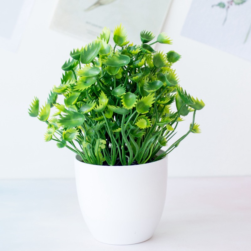 1pc Green Artificial Plants Pl - đánh giá và giá Bonsai Garden Desk