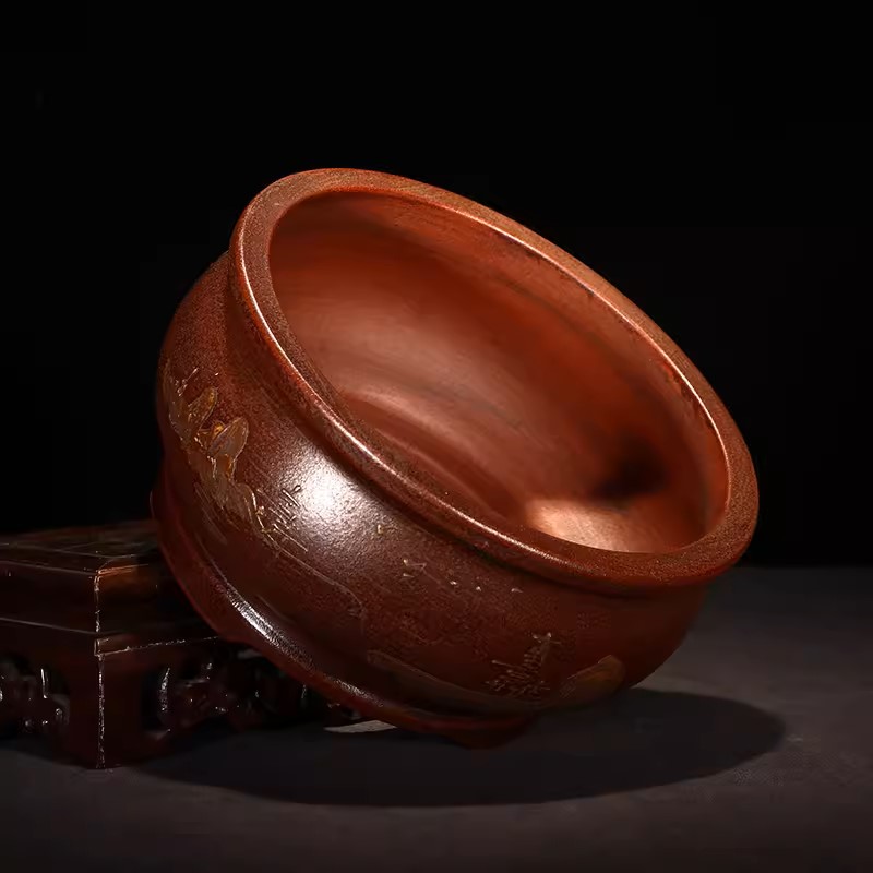 Round Circle Bonsai Vase, Purp - đánh giá và giá Bonsai Garden Desk