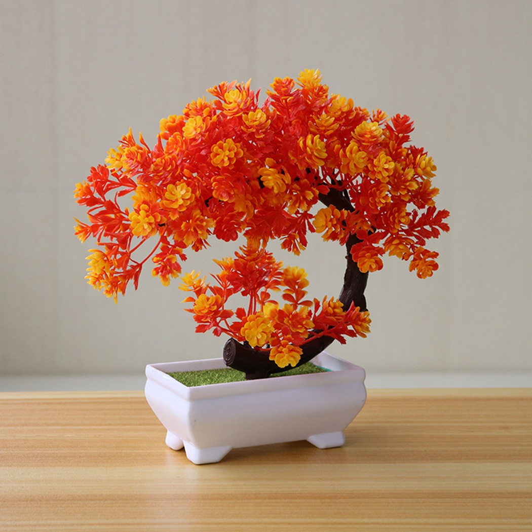 Plastic potted bonsai ornament - đánh giá và giá Bonsai Garden Desk