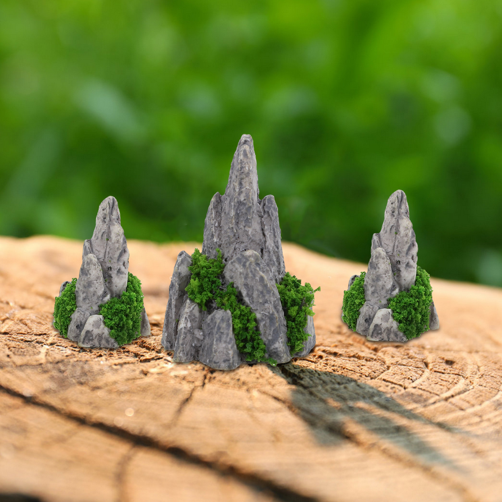 8Pcs Miniature Resin Rockery D - đánh giá và giá Bonsai Garden Desk
