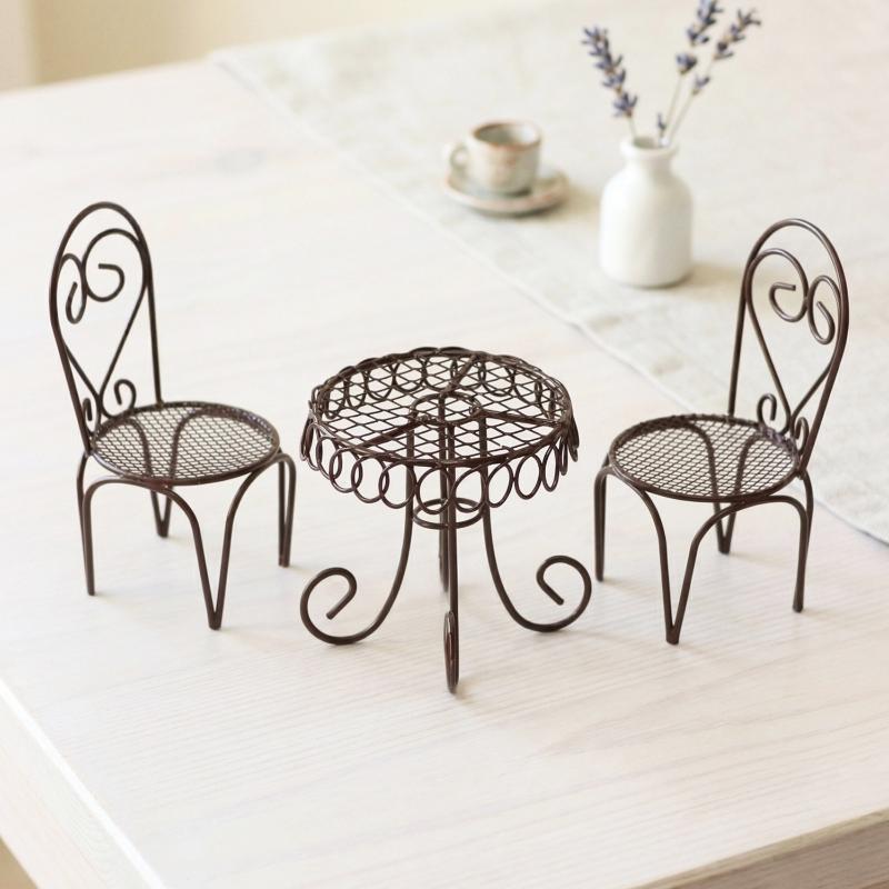 1/3Pcs Dollhouse Garden Displa - đánh giá và giá Bonsai Garden Bench
