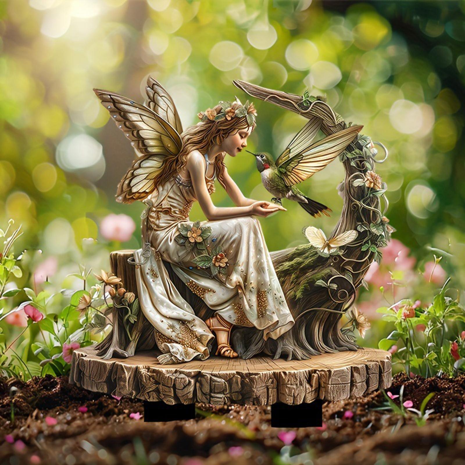 Fairy Decorative Garden Stake  - đánh giá và giá Bonsai Garden Zen