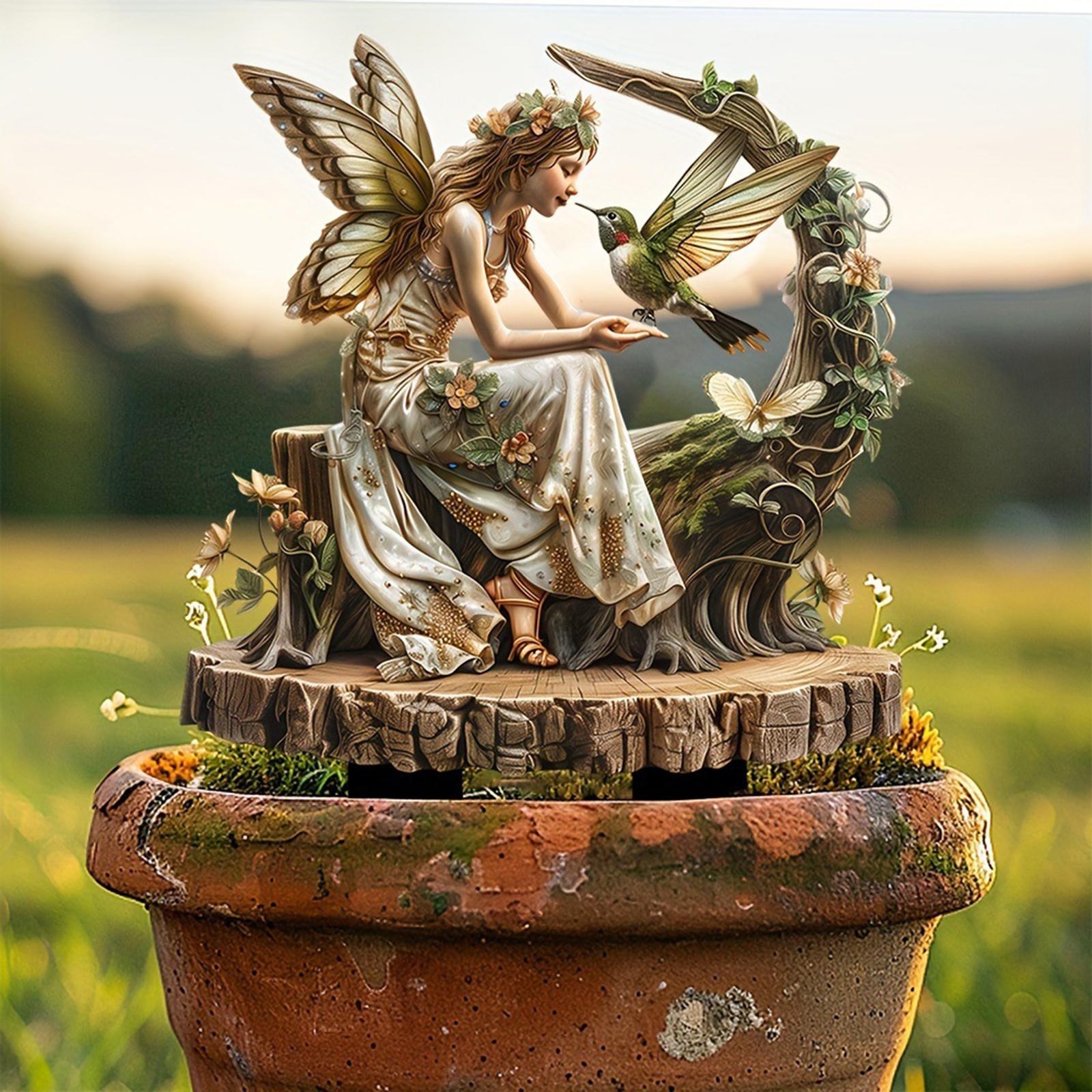 Fairy Decorative Garden Stake  - đánh giá và giá Bonsai Garden Zen