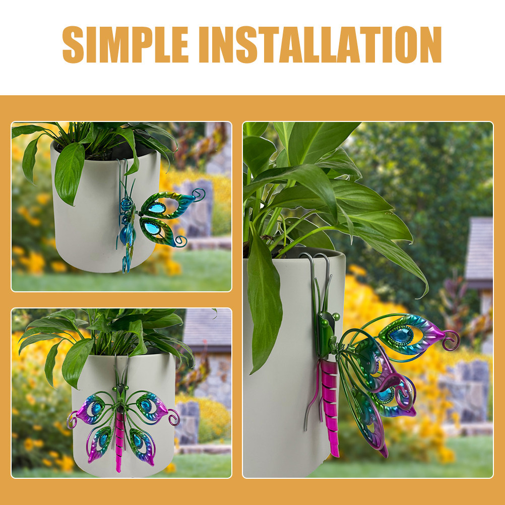 2Pcs Cute Butterfly Iron Plant - đánh giá và giá Landscape Bonsai Garden